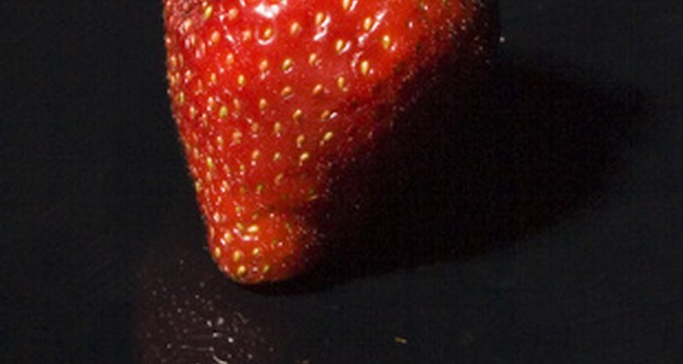 A strawberry makes a delicious Halloween costume.