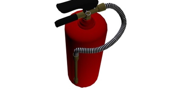 Los productos químicos utilizados en los extintores de incendios pueden causar problemas de salud ante la exposición.