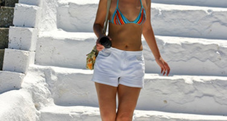 Headscarves wrapped around hair protect the head and hair from the sun.
