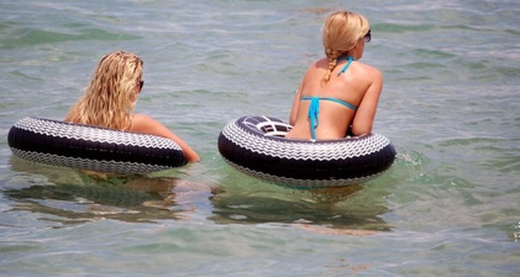 Teenagers who rely on their parents to fund their fun activities can skirt the issue by engaging in free fun, such as inner-tubing.
