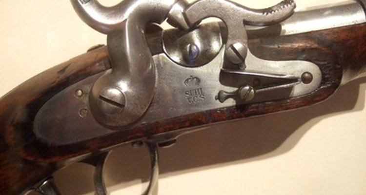 Clean gunmetal with special gun oil.