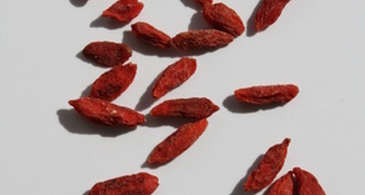 Las bayas de Goji están disponibles más frecuentemente deshidratadas.