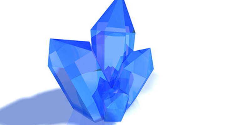Crystals form when a pattern of molecules come together.