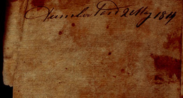 Faded ink can be difficult to read.