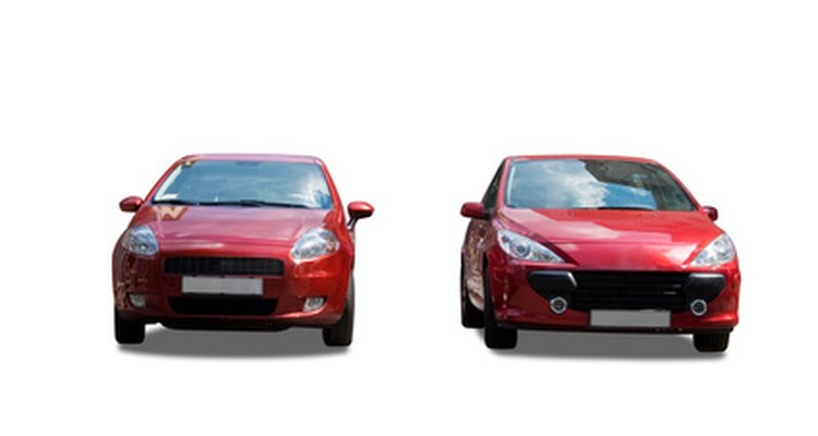 Access the front bumper by lifting the Punto's front end with a jack.