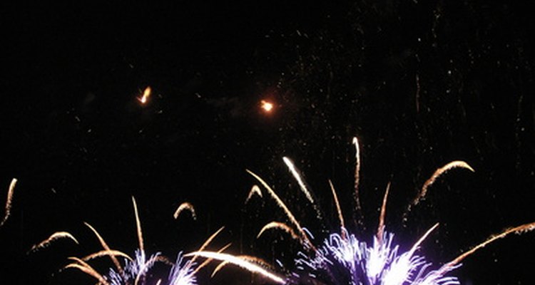 Lilac colour of potassium flame test in fireworks.
