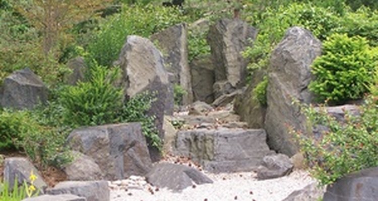 Stones and rocks are part of every Japanese garden.