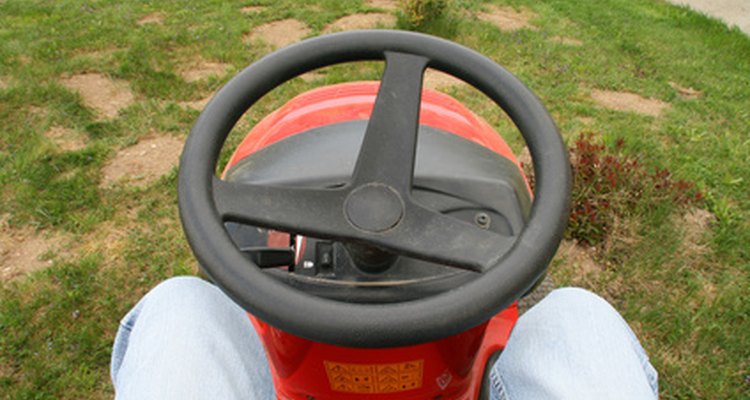 Lawn tractors are intended for use on private property and are not licensed for street use.