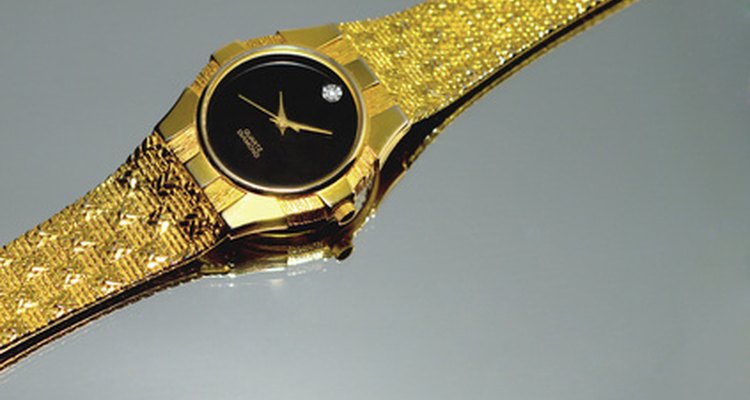Gold watch straps can be replated.
