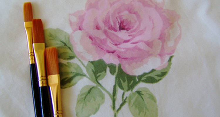 Flower Painting for a Decoration
