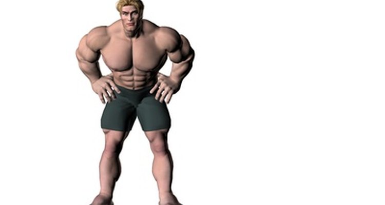 Músculos desenvolvidos no pescoço ajudam a balancear um físico musculoso