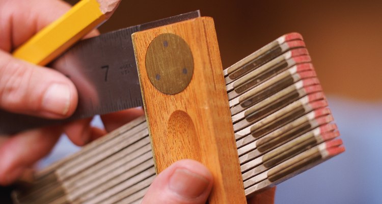 A try square can be used to check right angles and mark lines for cutting.