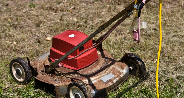 Donate, sell or recycle an old lawnmower.