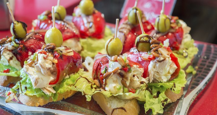 Pinchos, traditional Basque Country appetizer