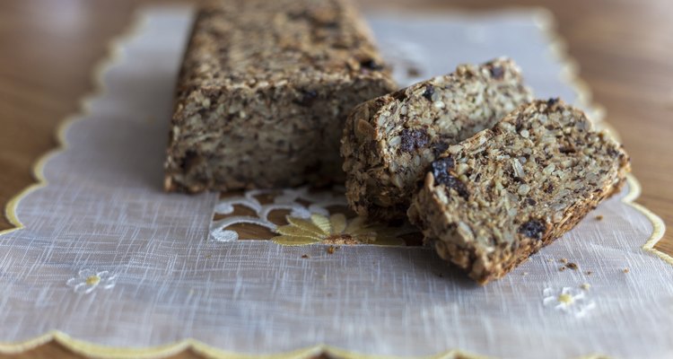 Healthy vegan loaf of bread