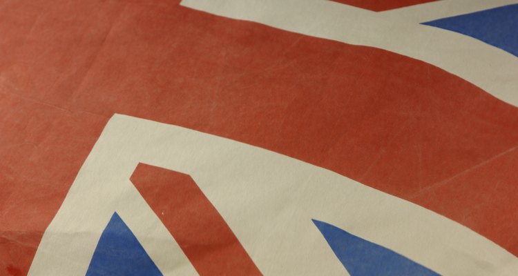 La bandera de Gran Bretaña es un acento decorativo adecuado.