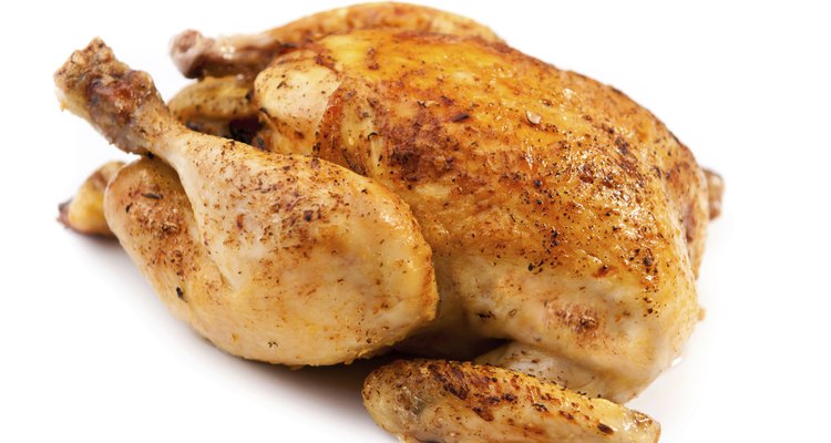 Roast chicken is at the heart of the typical British Sunday dinner.