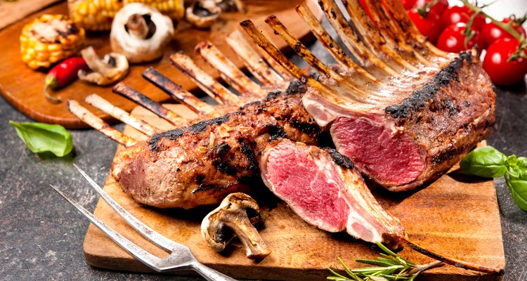 Grilled Rack of lamb