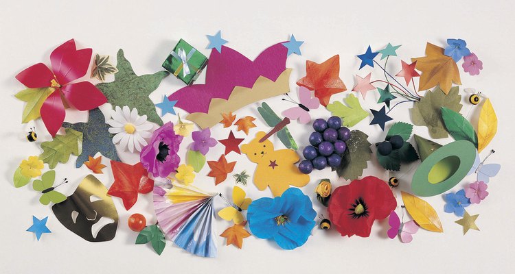 Origami paper's colourful patterns add interest to even the simplest folded shapes.