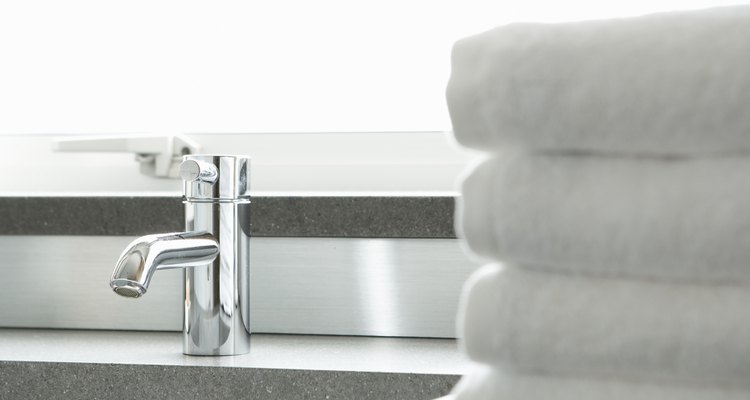 Bathroom sinks and countertops come in many sizes and shapes.