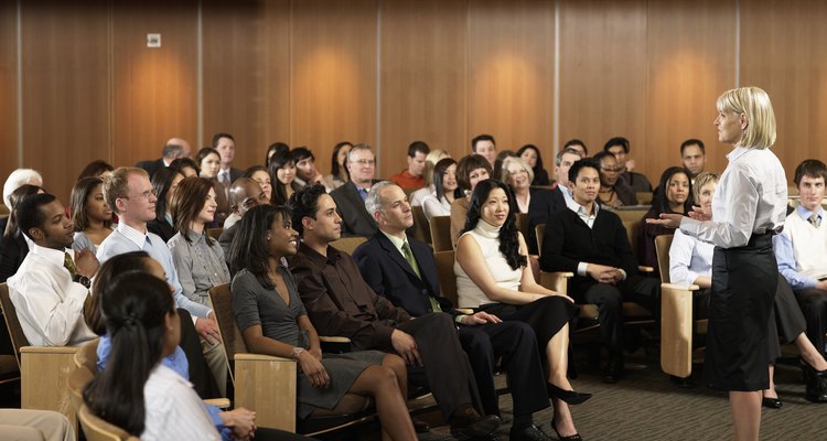 Speeches can inform, persuade and even entertain an audience.