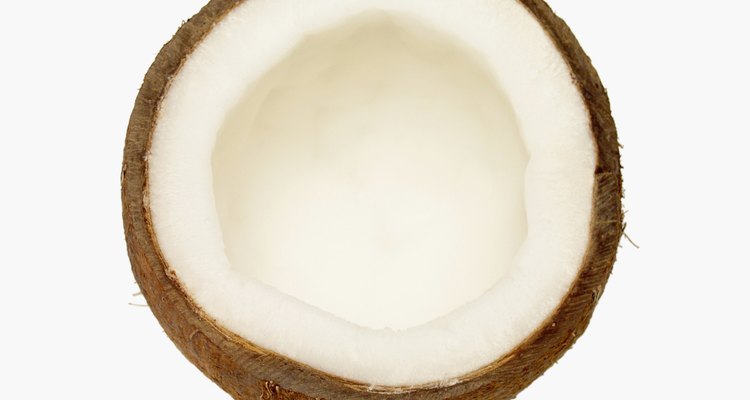 A half coconut