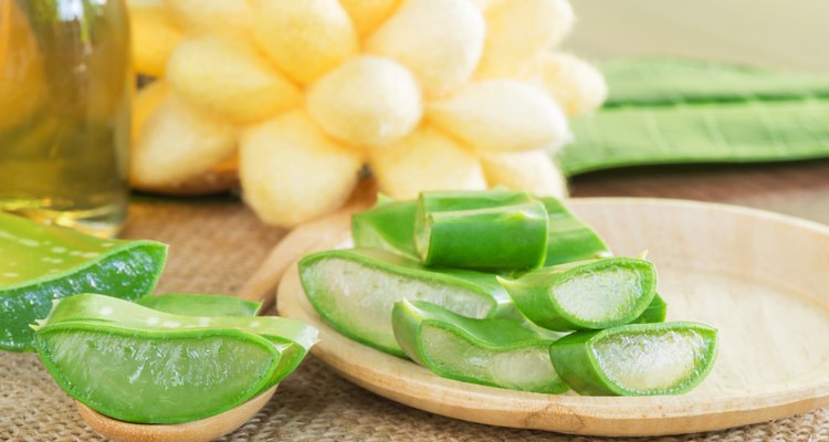 Aloe Vera use in spa for skin care