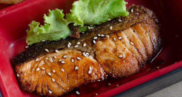 Salmon teriyaki