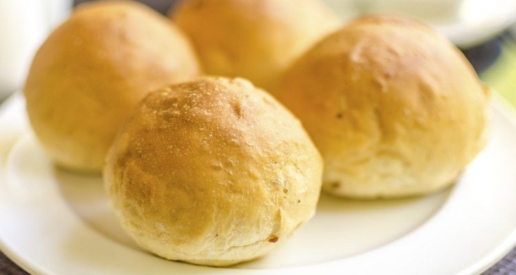 Fresh baked dinner rolls