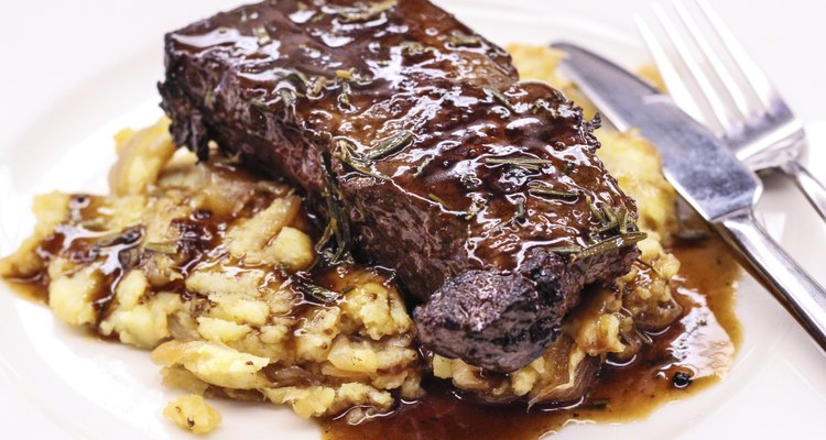 Steak with Potato Puree