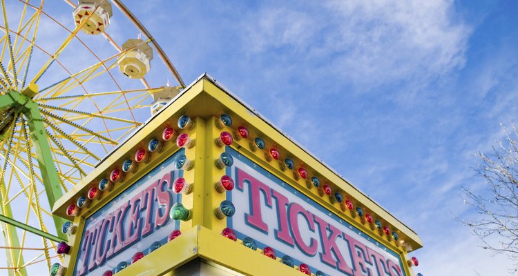 Ticket counter at county faire