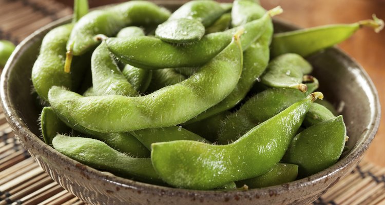 Green Organic Edamame with sea salt