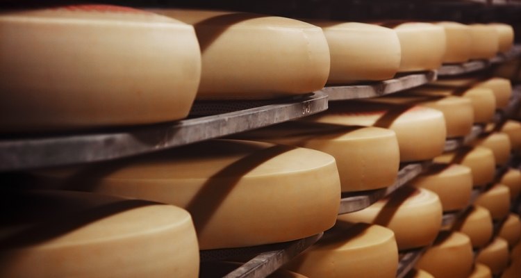 O preparo do queijo começa na separação do leite integral