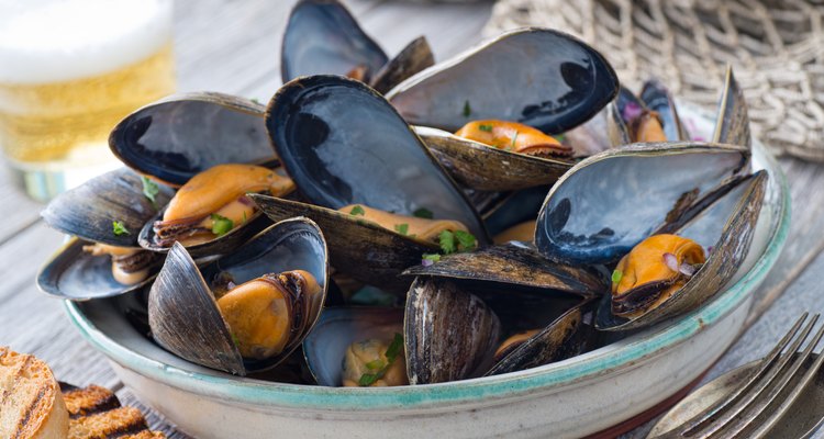 Steamed Mussels