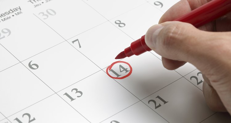 Comece a fazer uma tabela sobre o seu ciclo