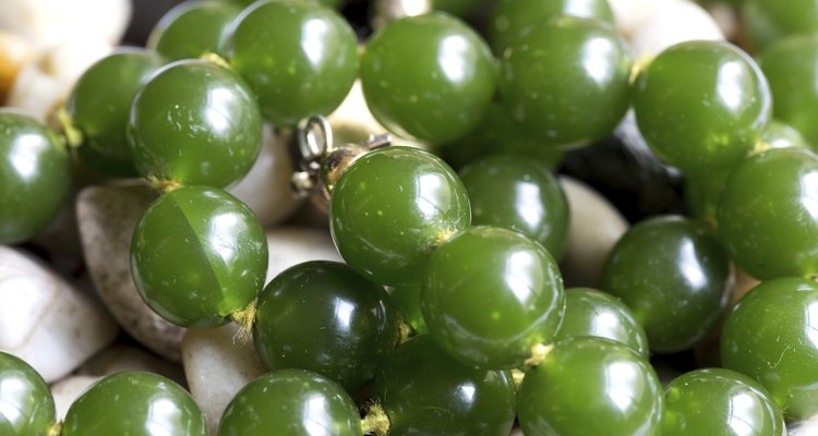 Necklace Green Agate