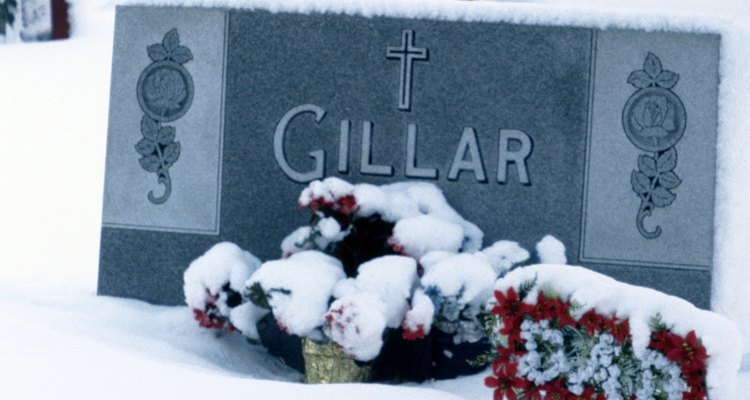 A little winter colour can serve as a meaningful tribute.