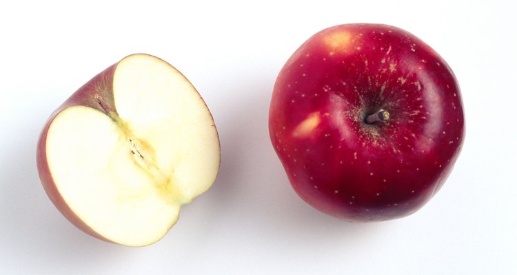 Apple and apple half