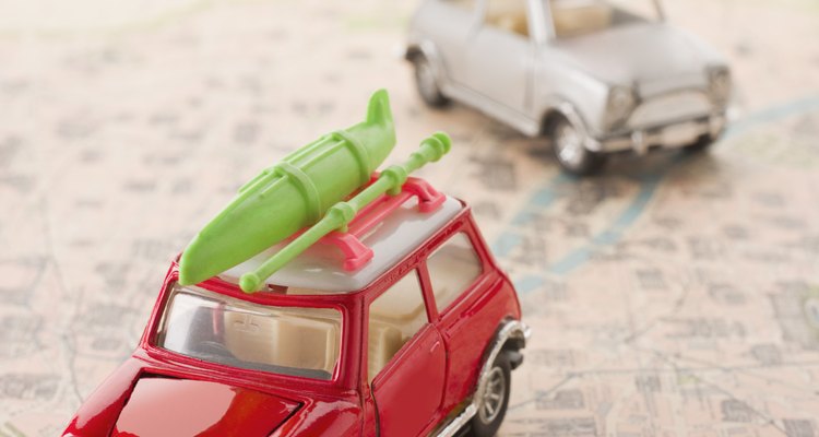 Make sure cargo is properly secured to the roof rack before driving.