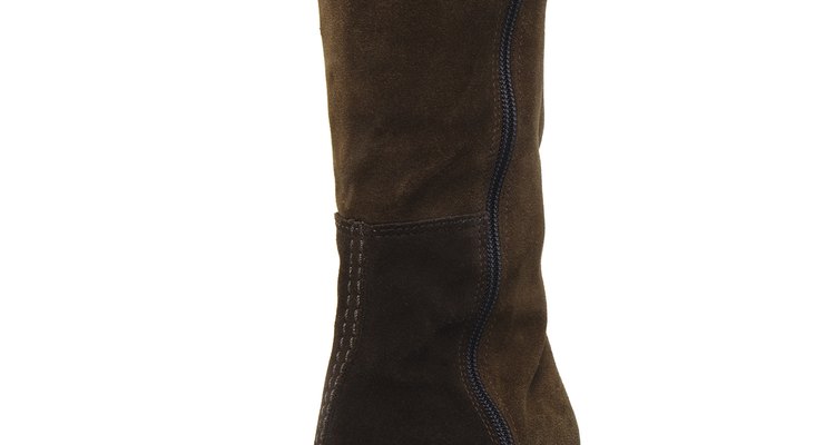 Knee-high leather boot