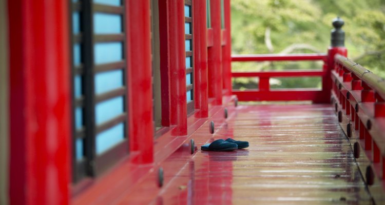 En los hogares japoneses se ingresa sin zapatos.
