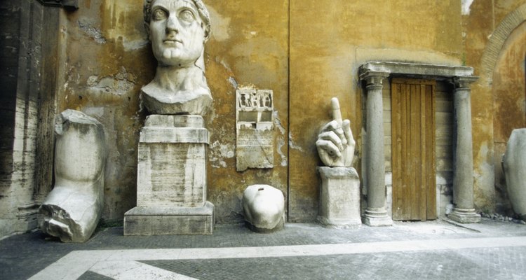 No intactas, pero bastante famosas son estas piezas de la Antigua Roma.
