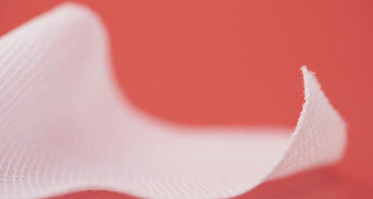 Gauze can stick to open wounds.