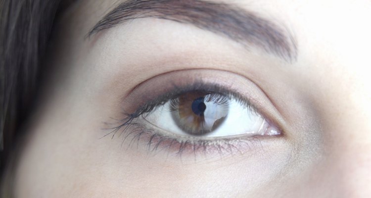 Extreme Close Up of a Woman's Brown Eye