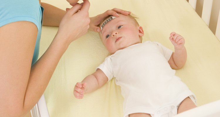 Los bebés enfermos a menudo tienen problemas para dormir.