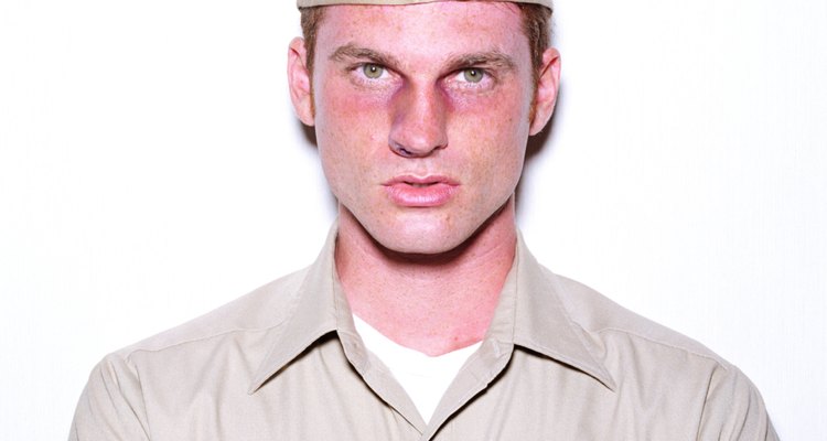 Tan military uniforms are often referred to as khakis.