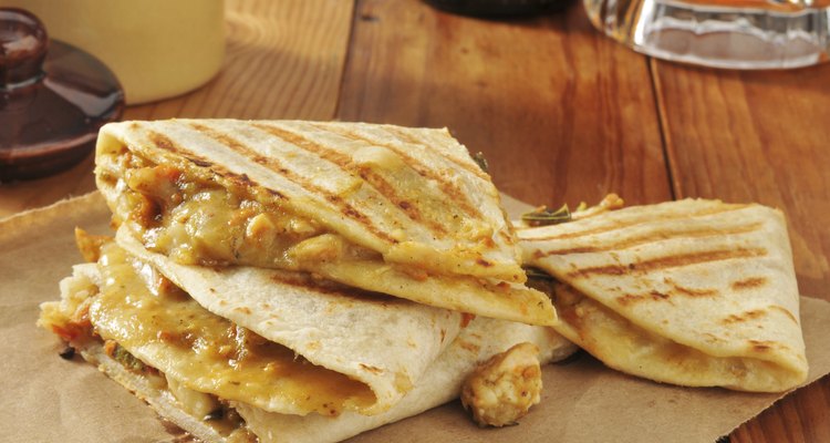 chicken quesadillas