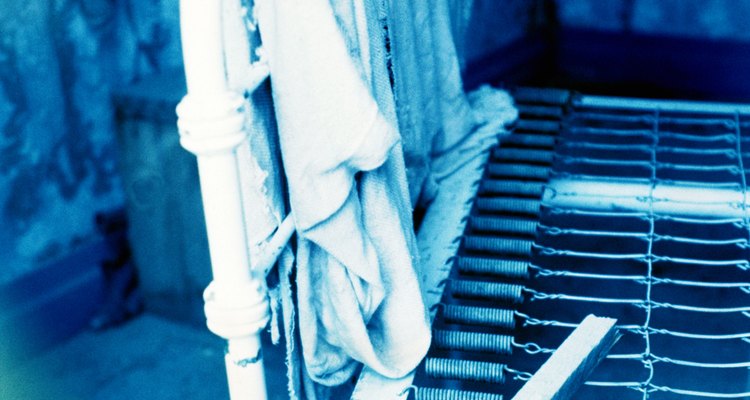 Metal springs are found in some bedframes.