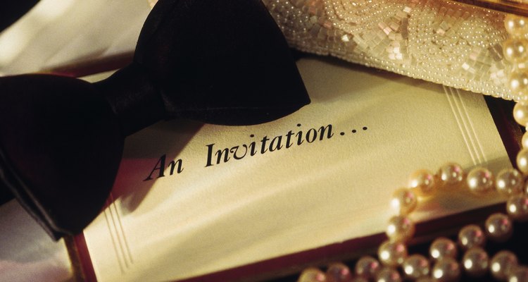 El estilo de la invitación debe combinar con la formalidad del evento.
