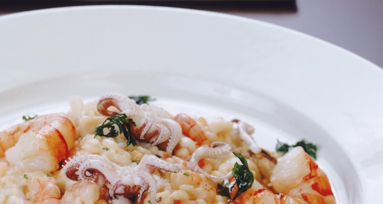 Usa arroz Arborio para el risotto, un plato de arroz tradicional del norte.